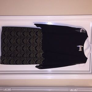 Black cocktail dress